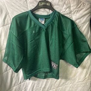 VKM Green M/L Mesh Practice Football Jersey